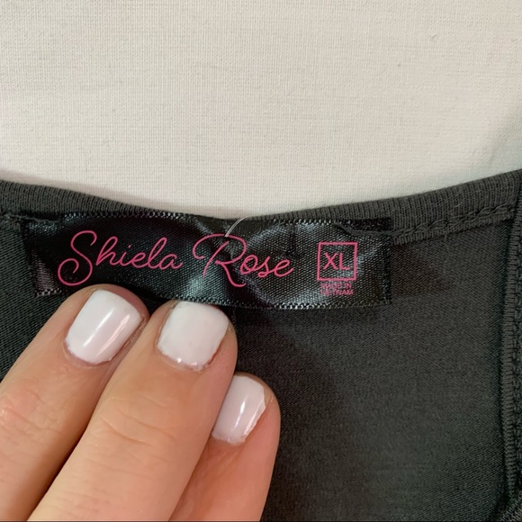 Shiela Rose Eomens NWT Sleeveless Tank Mini Dress in Grey Size XL - Picture 3 of 4